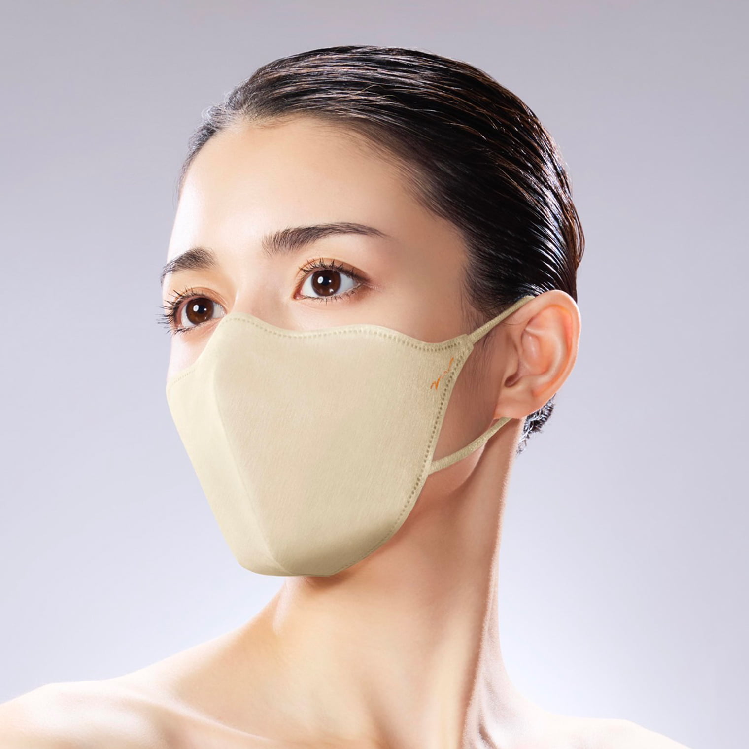 MATOI TONE UP MASK ソフトシルエット 3枚入り グレージュ| MATOI