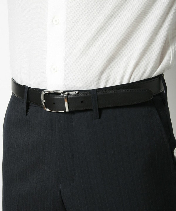 アドバンレザーリバーシブルドレスベルト｜メンズファッション通販