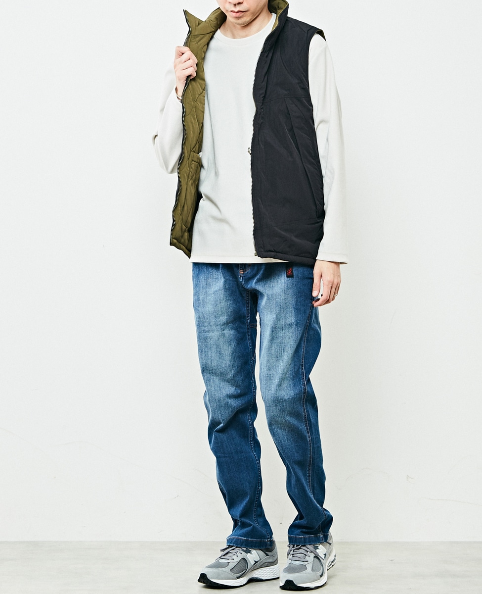 リバーシブル中綿ベスト｜MEN'S MELROSE（メンズメルローズ）｜商品