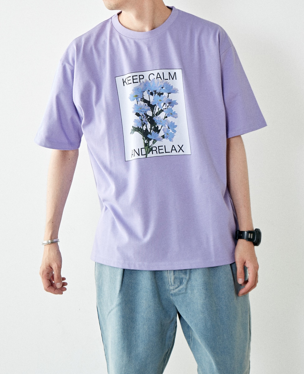 MASTER FRAME】フラワー プリントクルーネックTシャツ｜MEN'S MELROSE
