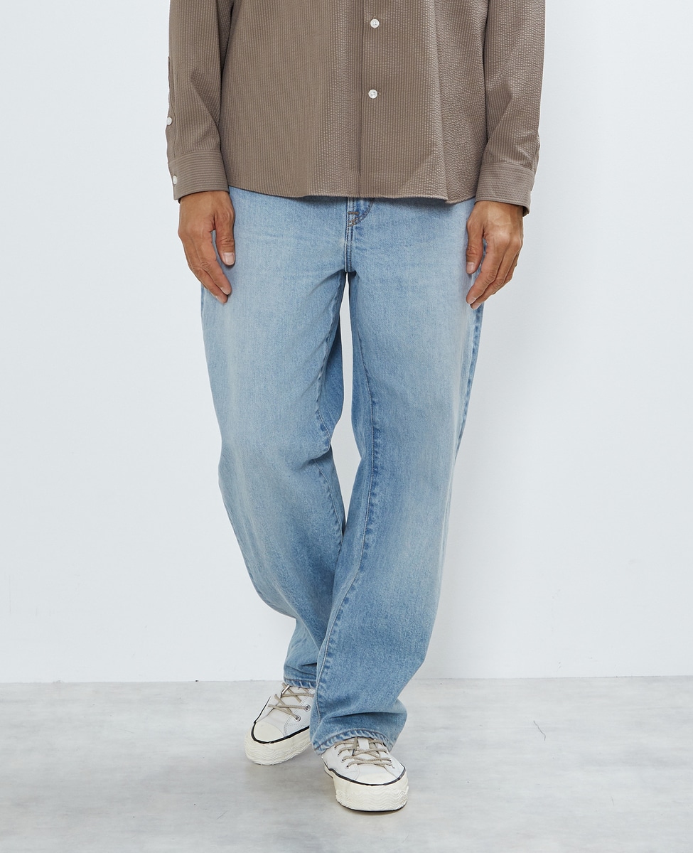 別注》【YANUK/ヤヌーク】Roomy ワイドストレートデニム｜MEN'S