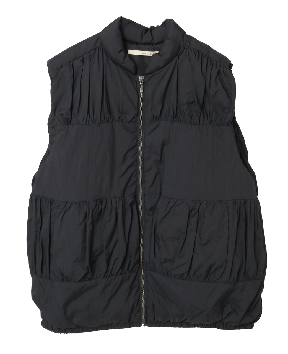 ティアードギャザーピュアダウンベスト】｜MELROSE CLAIRE（メルローズ