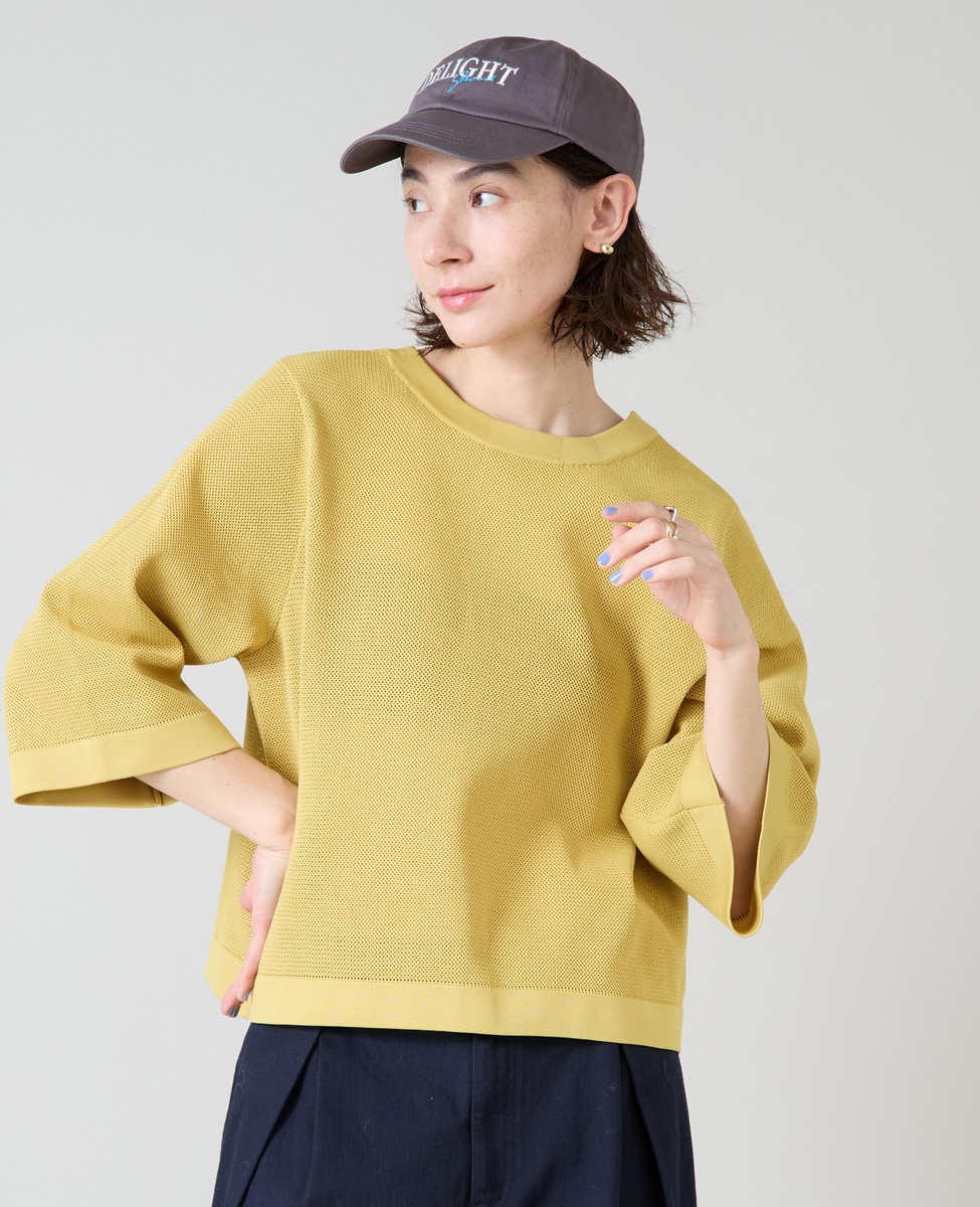 メッシュ編みニットトップス｜Liesse（リエス）｜商品詳細｜メルローズ