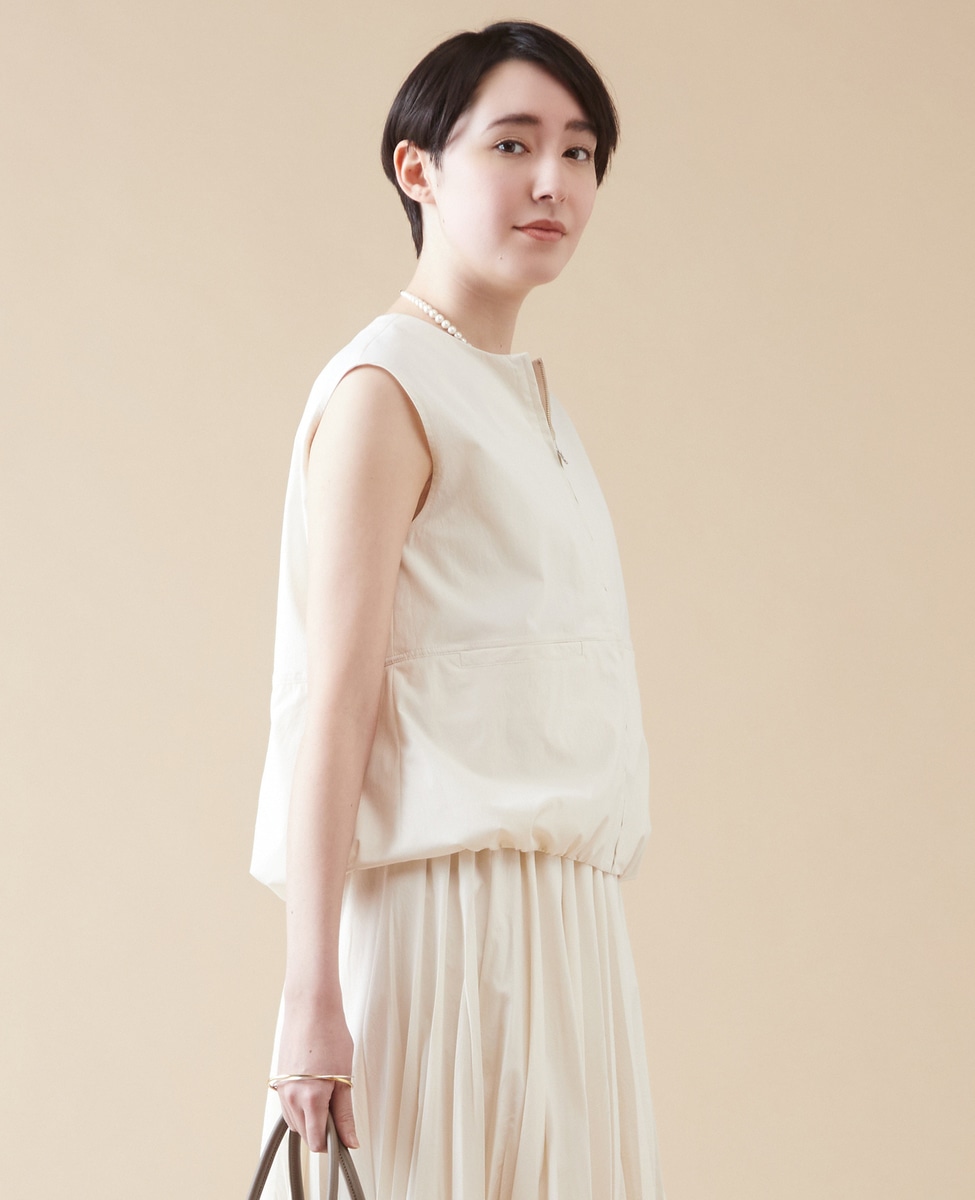 ジップアップベスト（セットアップ可）｜martinique（マルティニーク