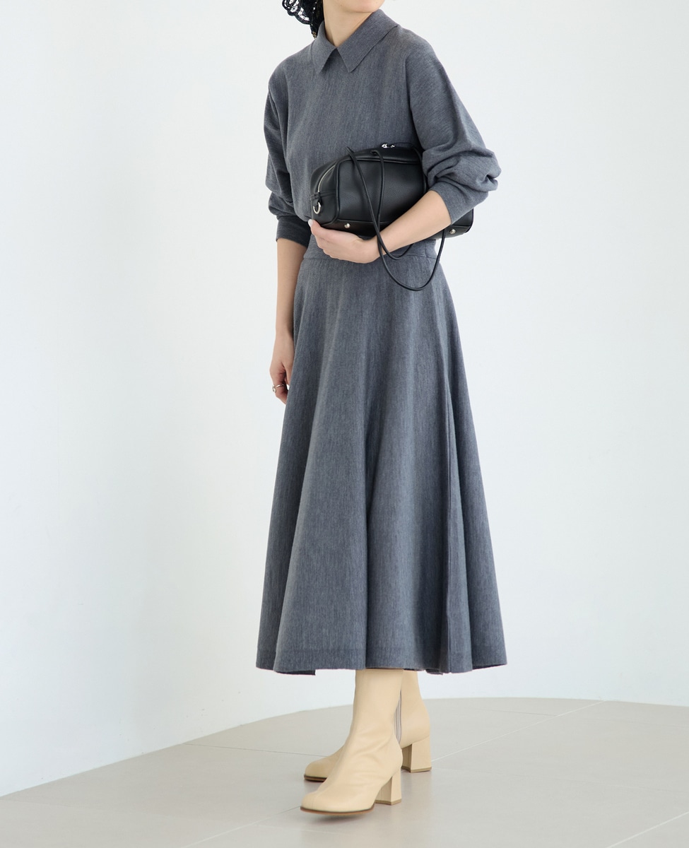 衿ドルマンニットワンピース｜martinique（マルティニーク）｜商品詳細