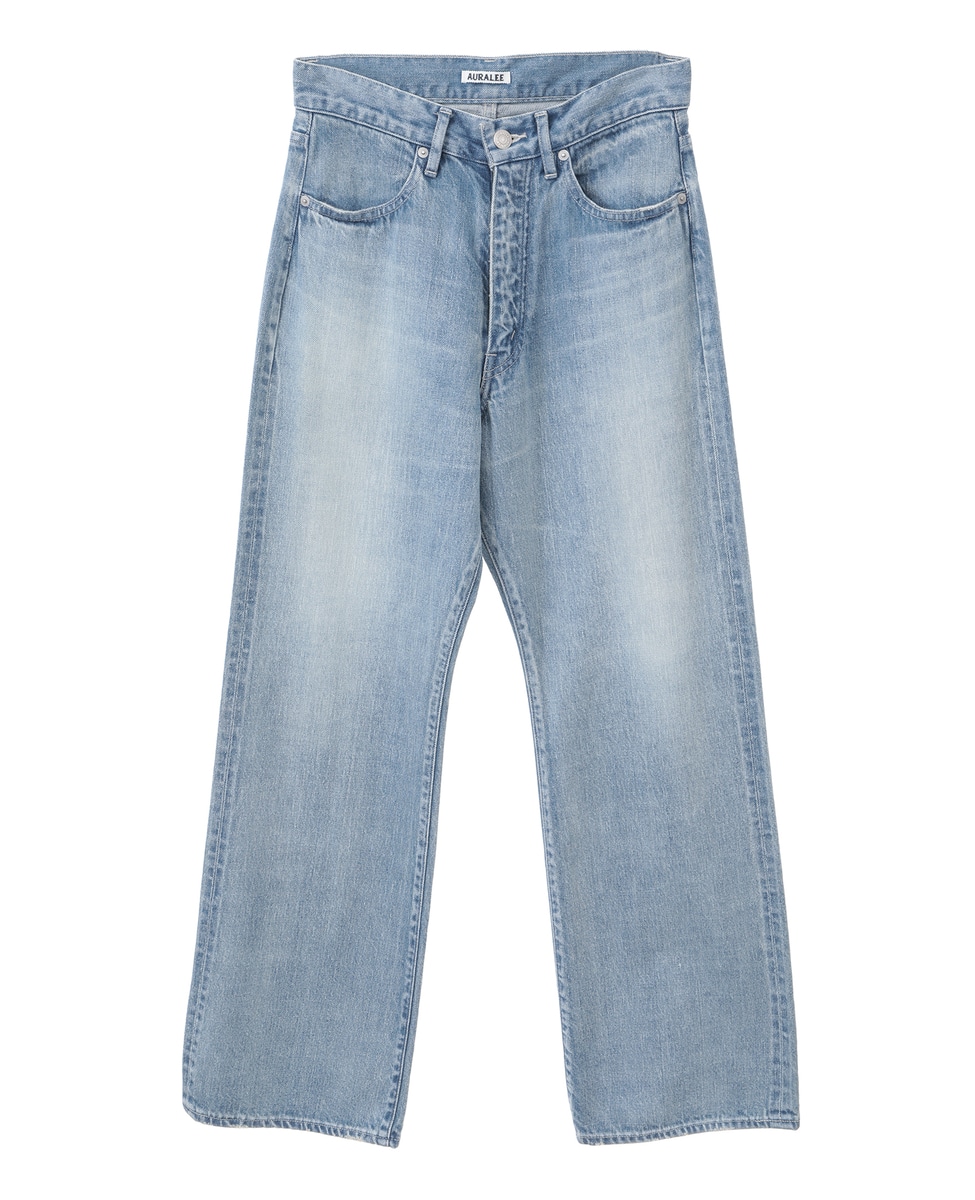 AURALEE/オーラリー】SELVEDGE FADED LIGHT DENIM PANTS｜martinique