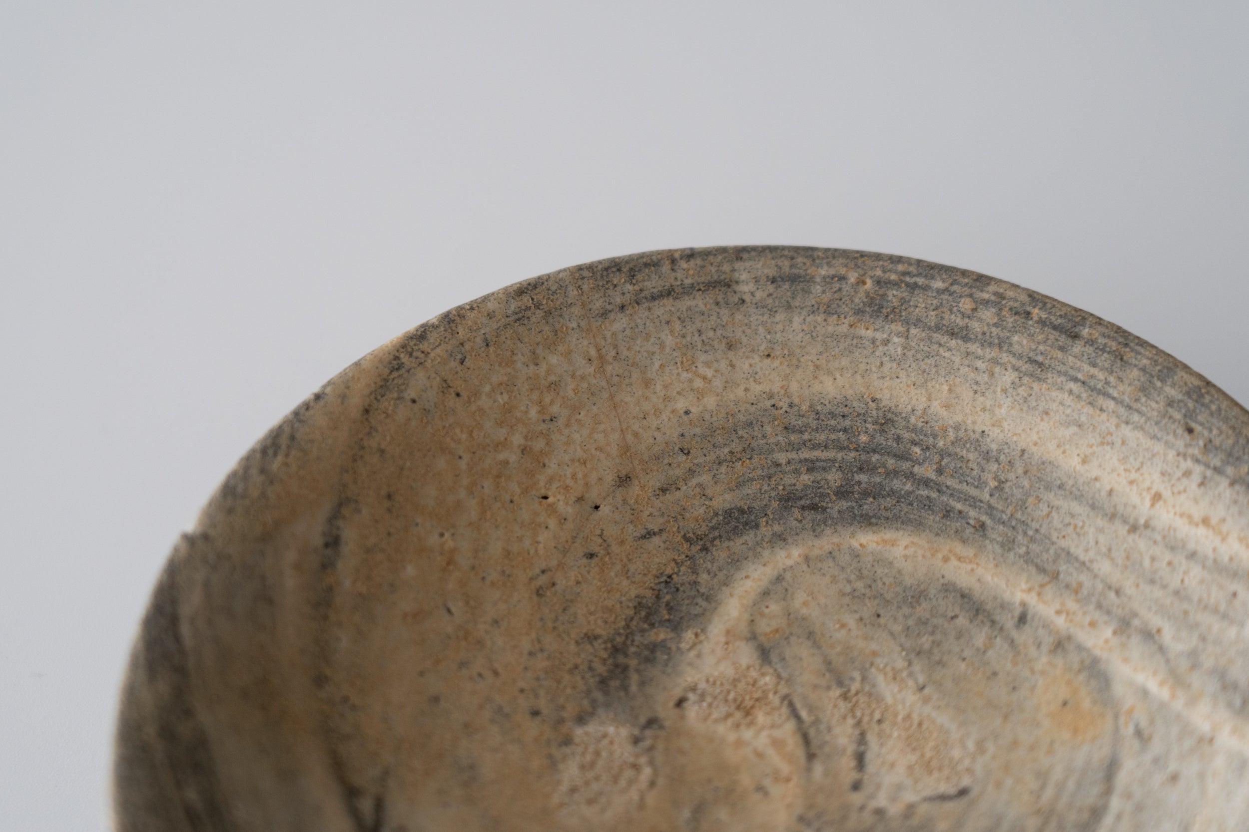 李朝初期 刷毛目皿 李朝初期 刷毛目皿 李朝刷毛目銘々皿二枚組