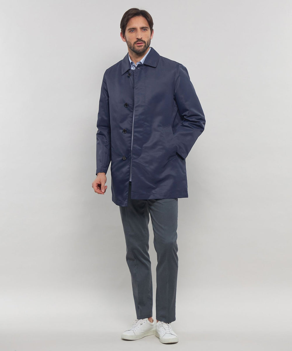 WEB・一部店舗限定】【DUNFORD SHORT】ナイロンツイルステンカラー