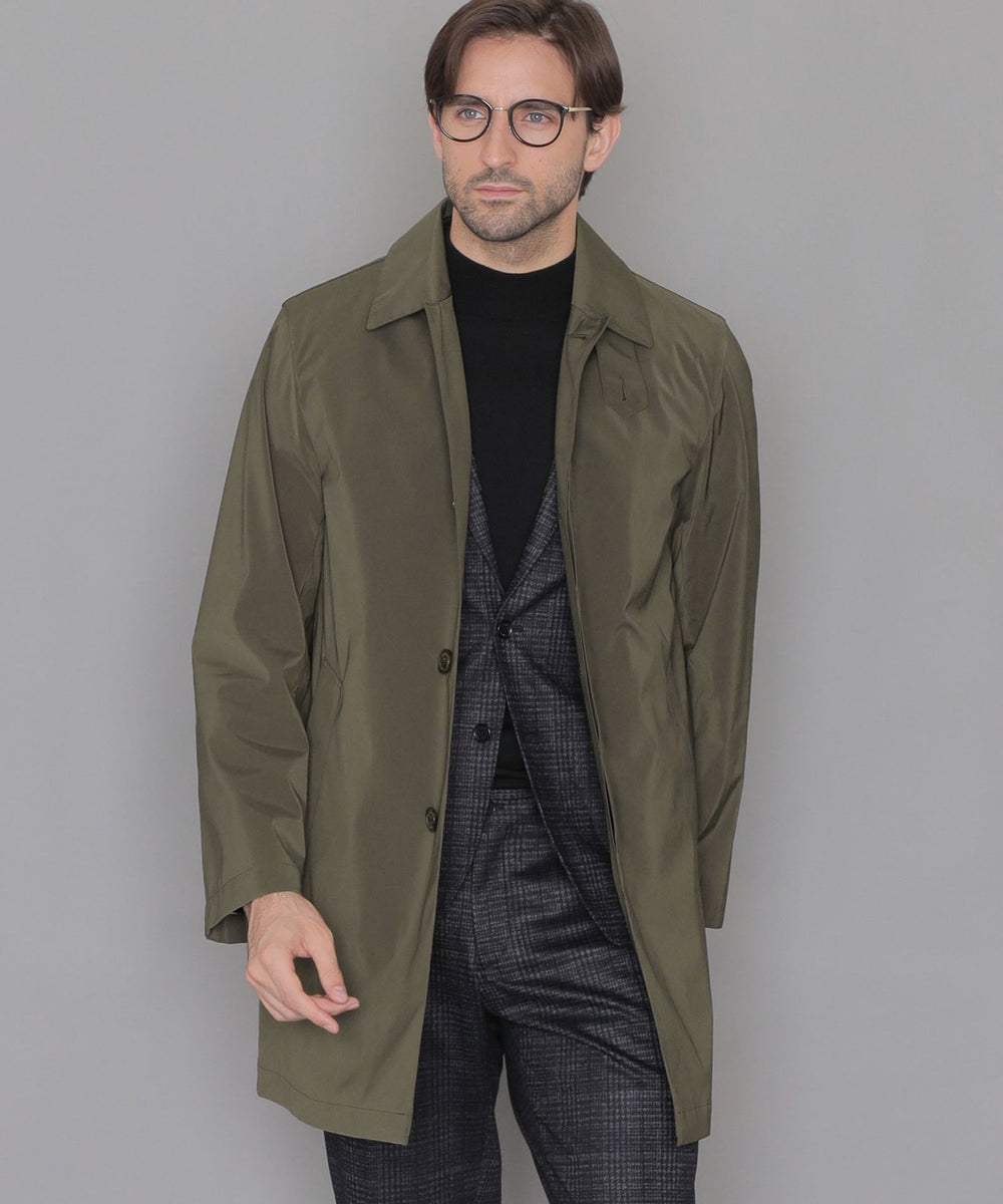 ビームスf別注mackintosh コート36 オリーブグリーン