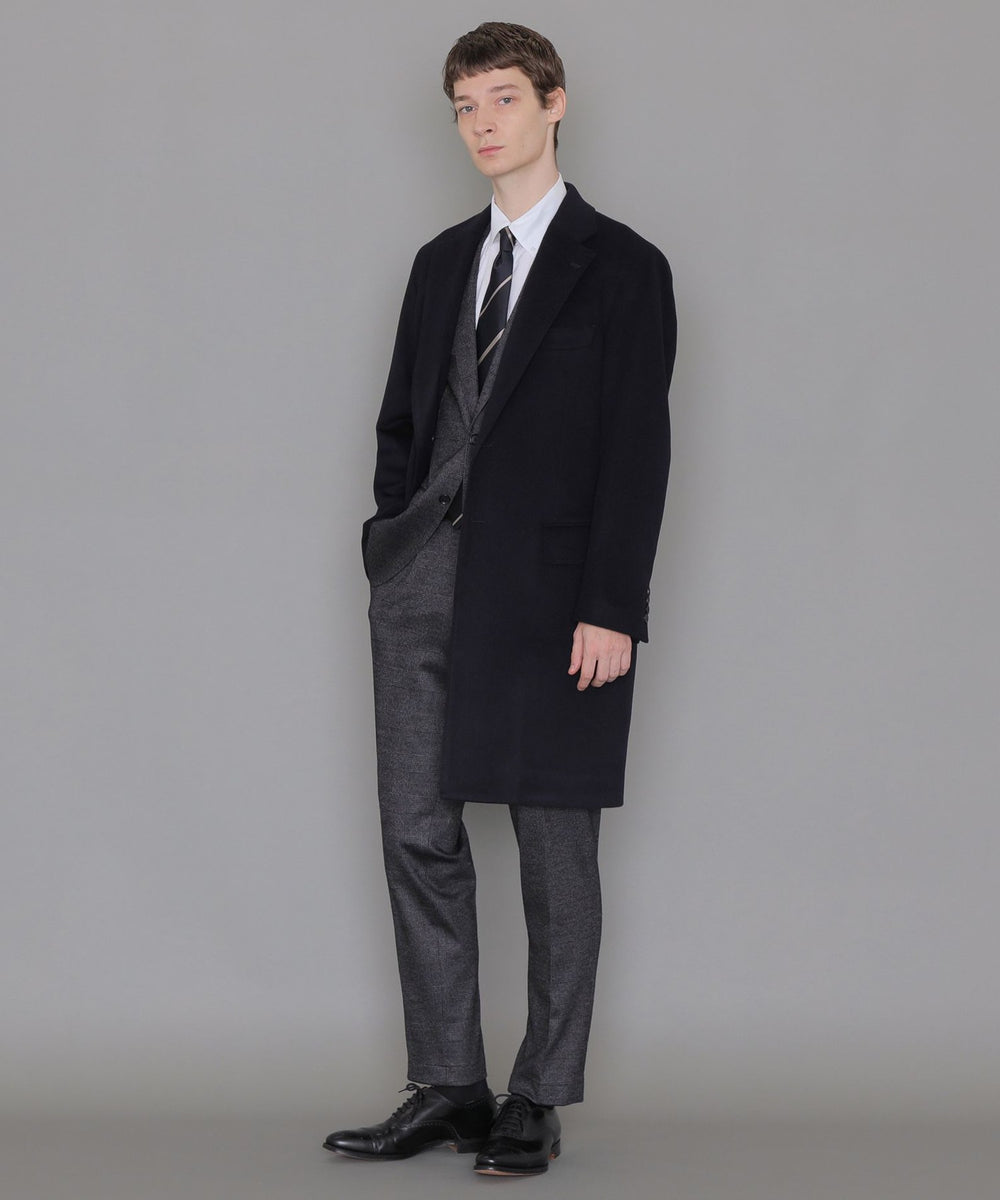 ウールカシミヤビーバーチェスターフィールドコート(コート