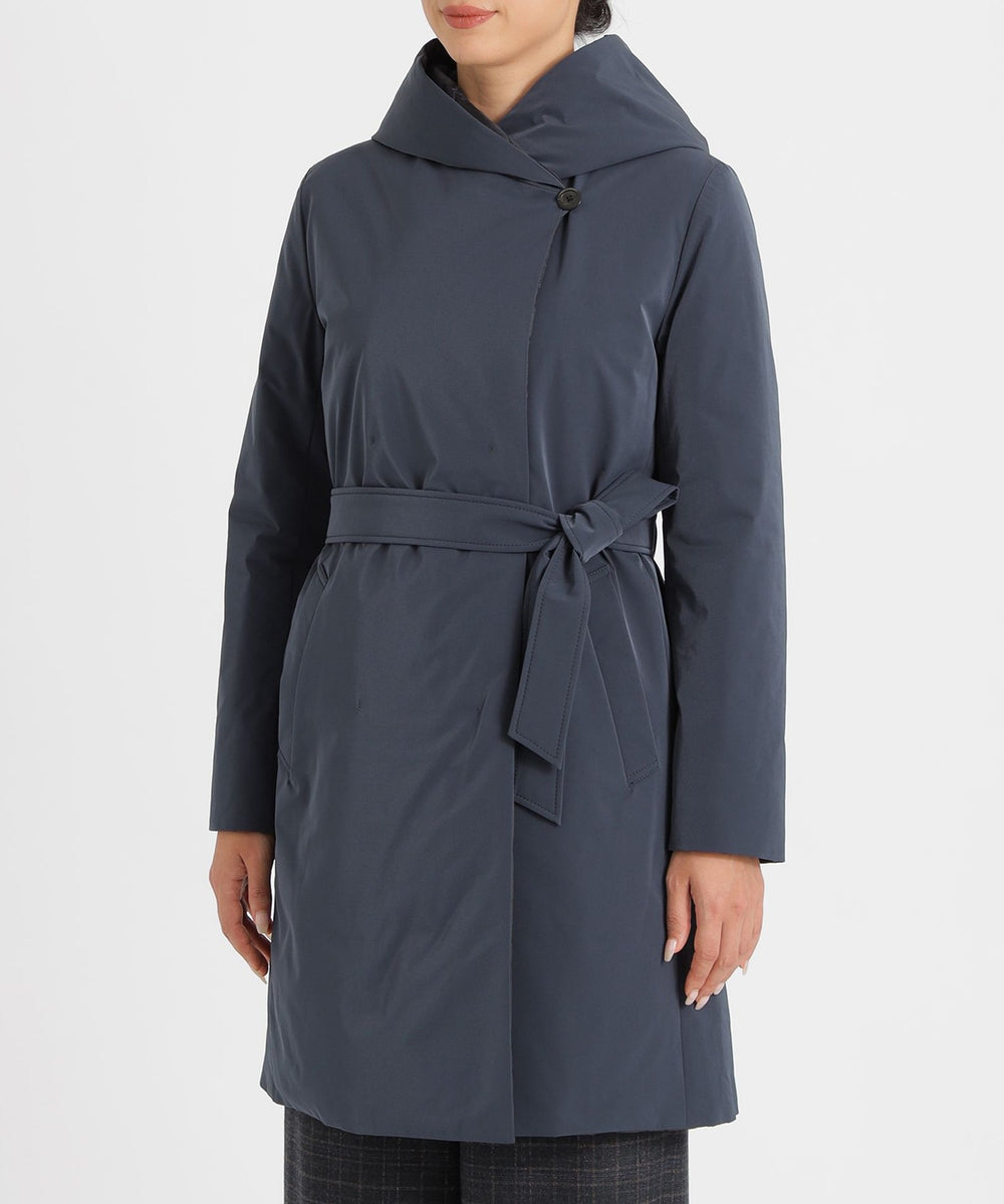 ソロストレッチⅡ フーデッドリバーシブルダウンコート【片側はっ水