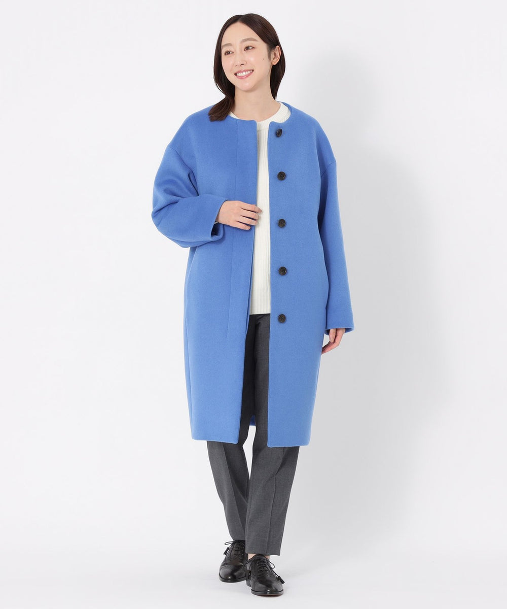 エアージーロンラム ノーカラーコート(コート)｜SANYOCOAT(サンヨー