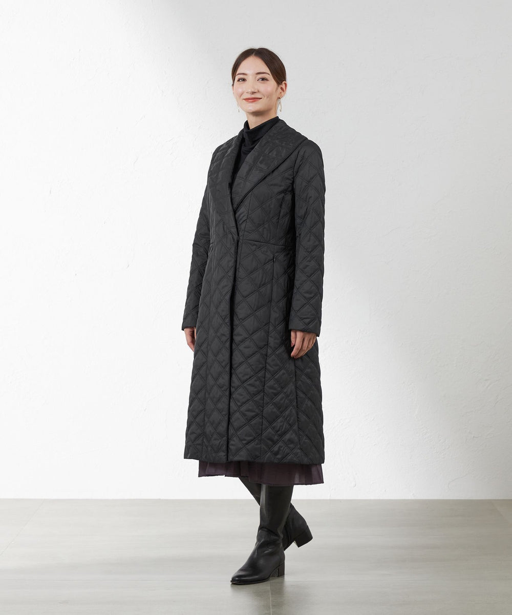 スマートウォーマー】キルトロングコート(コート)｜AMACA(アマカ)の
