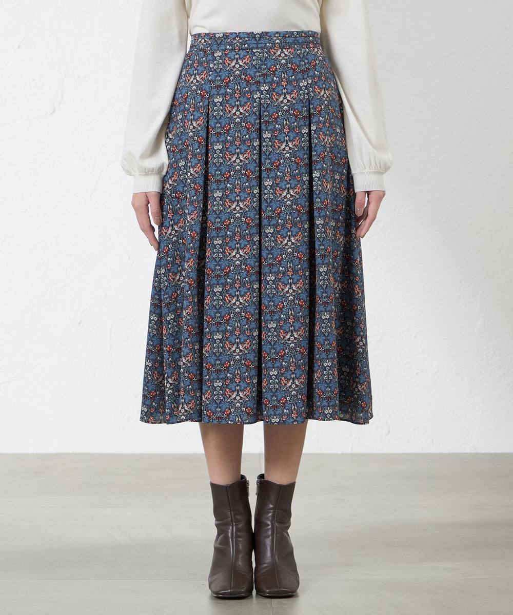 LIBERTY】Vine Thief バックサテンジョーゼットスカート(スカート