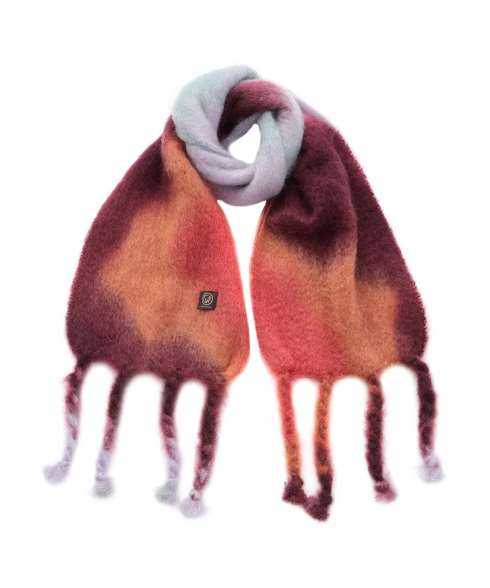 MANTAS EZCARAY/マンタスエスカライ】タイダイマフラー SCARF TIE DYE