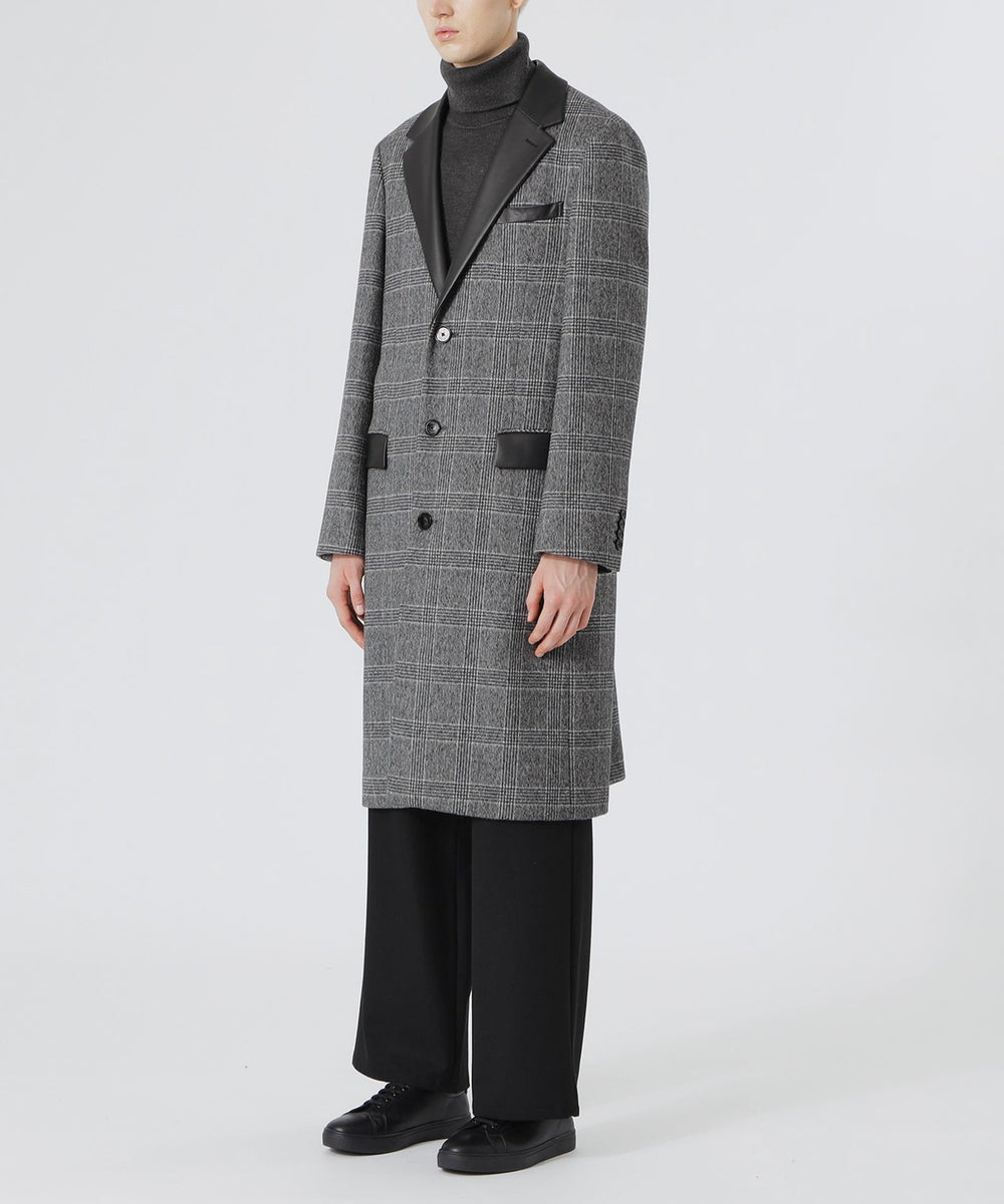 1980sビンテージ チェスターコートレザー切り替え archive 1980s