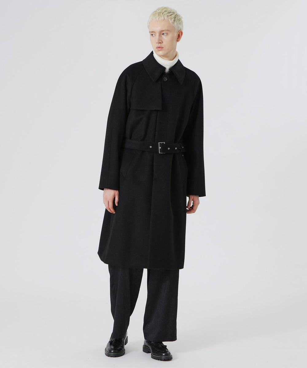80周年記念アイテム】2レイヤー撥水ウール シングルトレンチコート