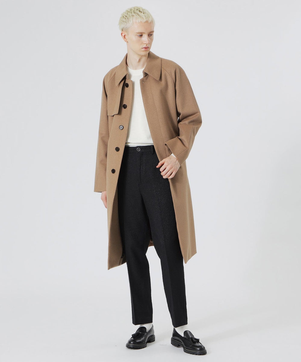 80周年記念アイテム】2レイヤー撥水ウール シングルトレンチコート