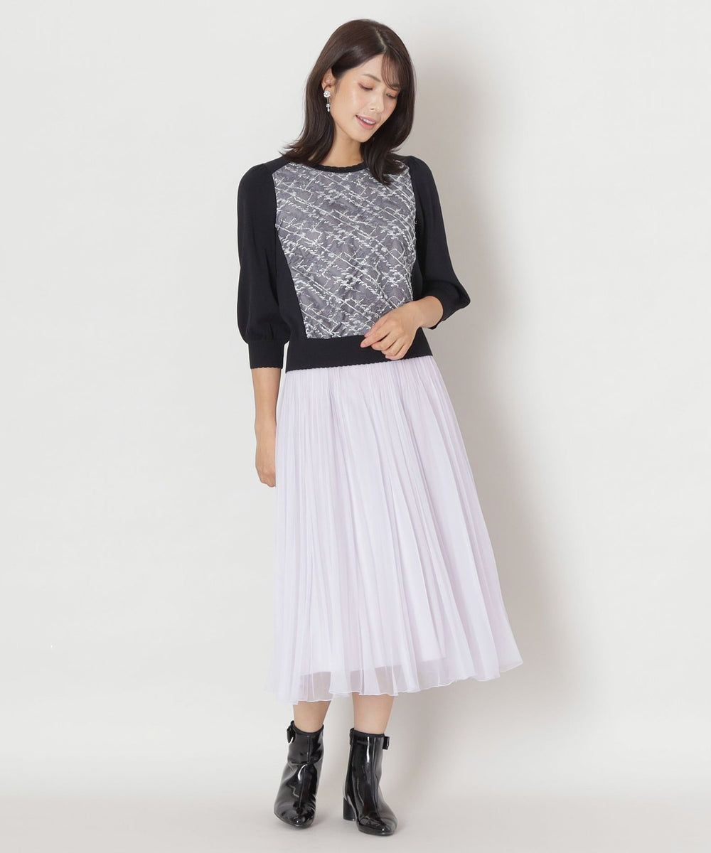 大人百花 掲載】オーガンジープリーツ スカート(スカート)｜TO BE CHIC