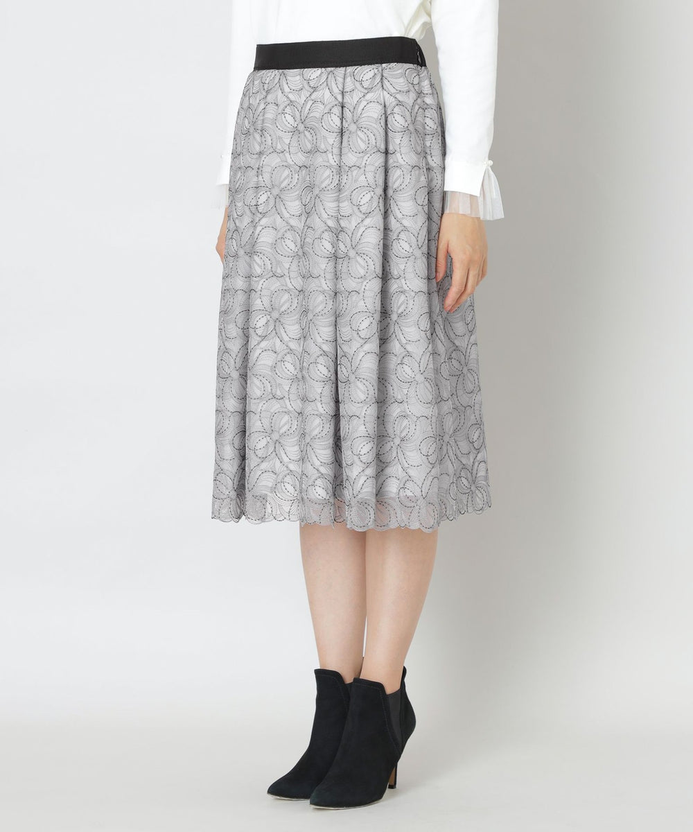 リボン刺しゅう チュールスカート(スカート)｜TO BE CHIC(トゥー ビー