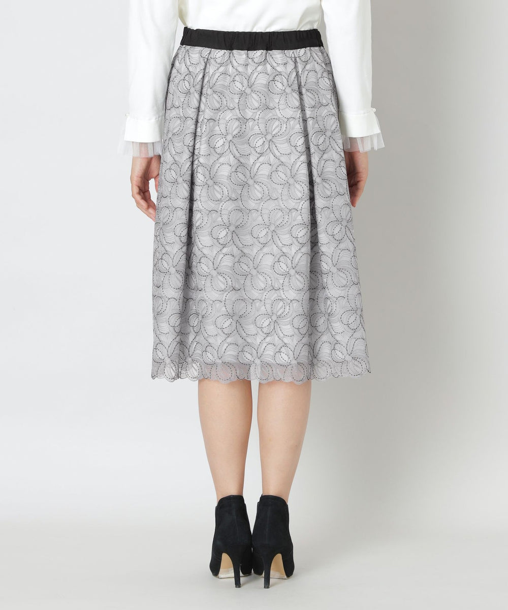 リボン刺しゅう チュールスカート(スカート)｜TO BE CHIC(トゥー ビー