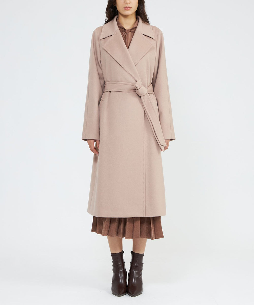 ジーロンラムウール ベルテッドロングコート(コート)｜EPOCA(エポカ)の