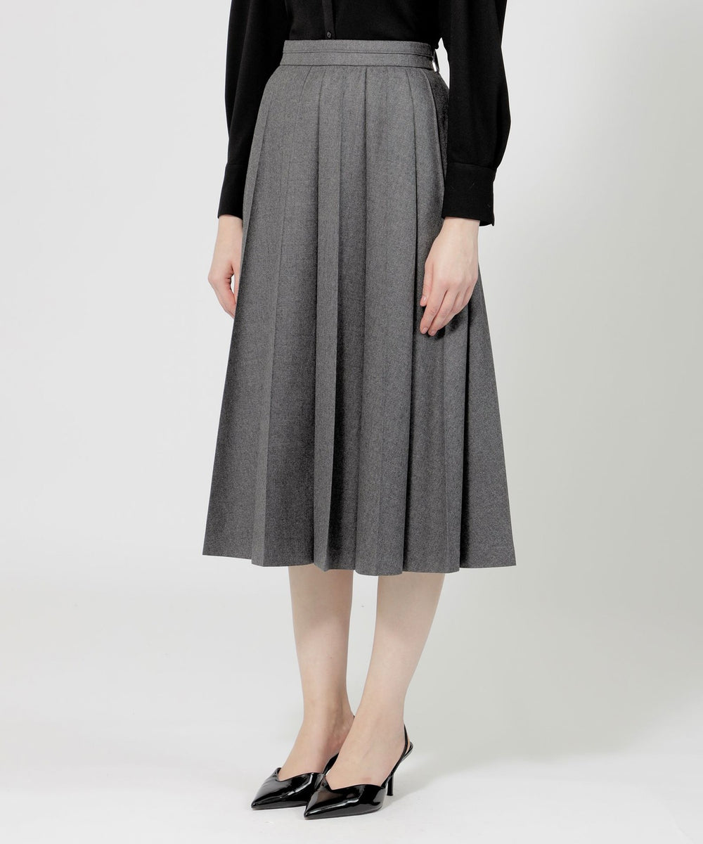ストレッチウールフラノ プリーツスカート(スカート)｜EPOCA(エポカ)の