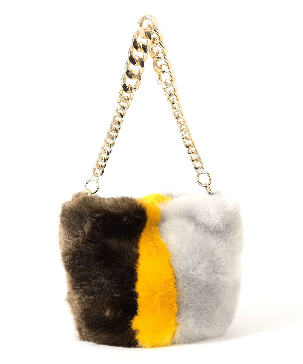 a point etc】マルチカラーエコファーバッグ《WEB＆EPOCA THE SHOP店舗