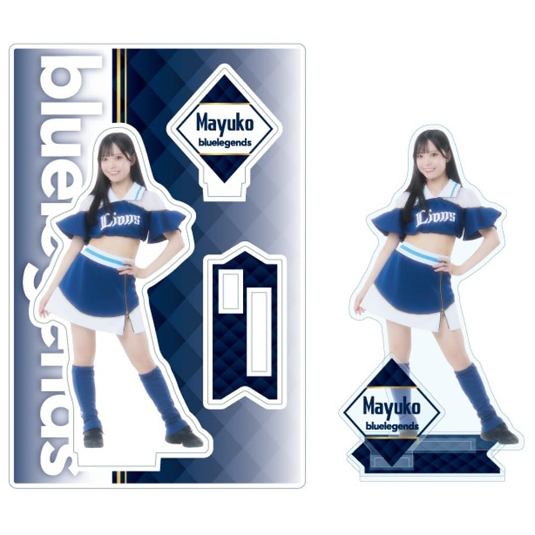 bluelegendsガチャ Mayuko フェイスタオル SR タオル Mayuko 埼玉西武