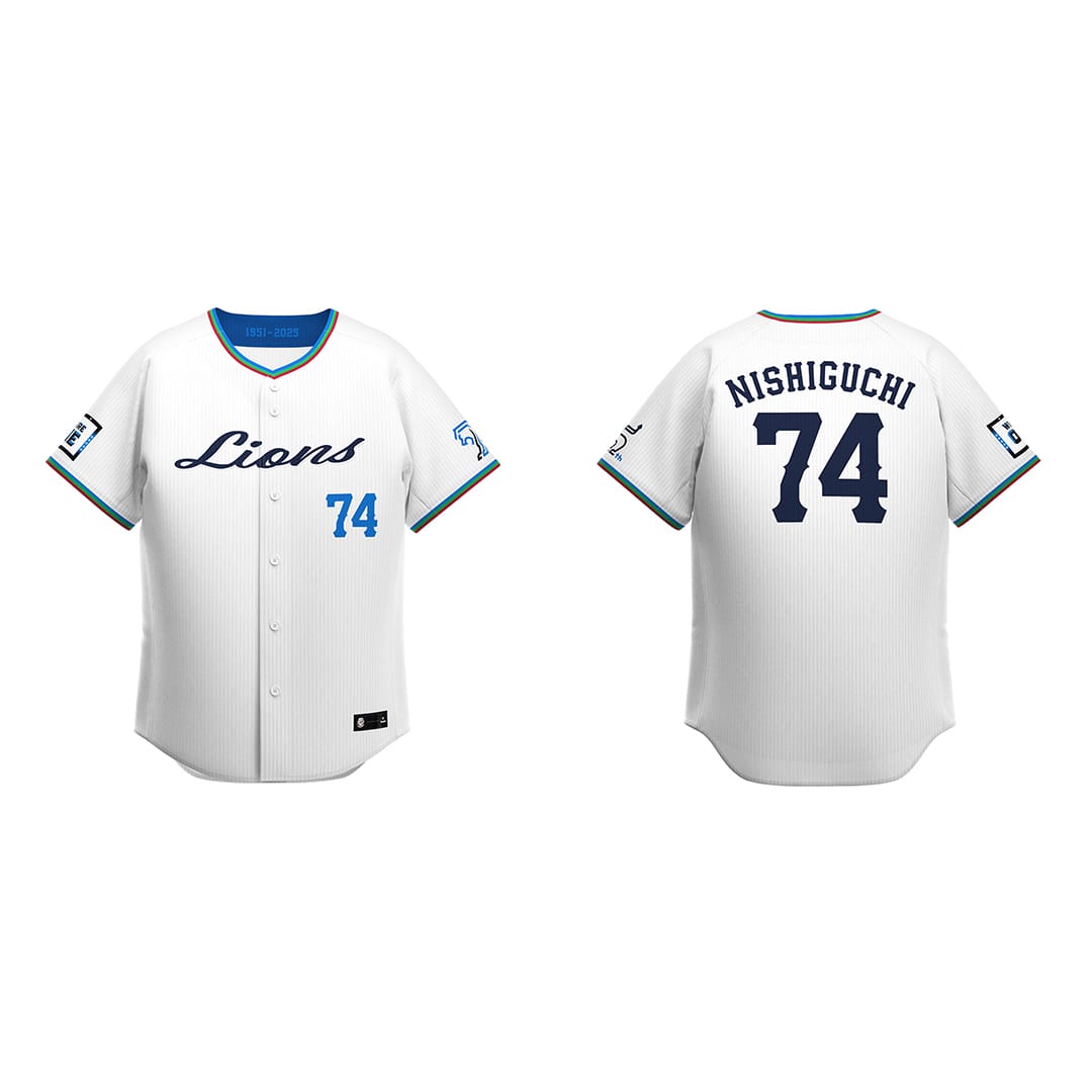 埼玉西武ライオンズ #51 西川愛也 ホームユニフォーム サイズS ② 選手