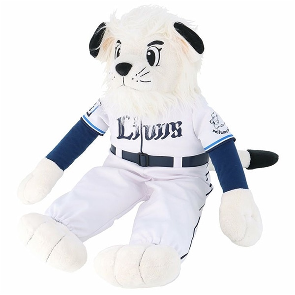 ぬいぐるみレオLL 白獅子ユニフォームVer.: 雑貨 | 埼玉西武ライオンズ