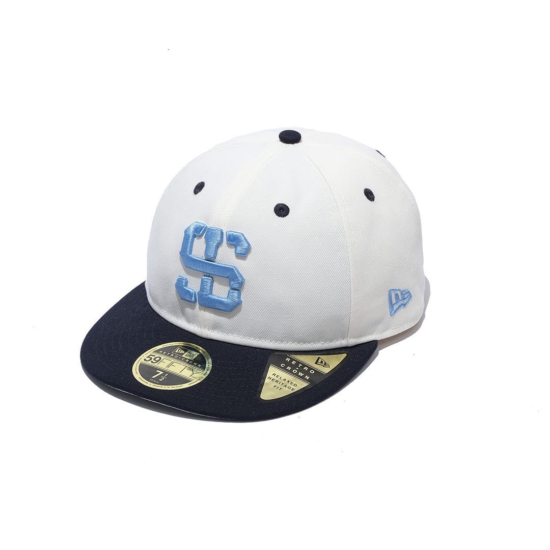 KEBOZ×NEW ERA×LIONS RC 59FIFTY CHROME NAVY(7 1/4): キャップ | 埼玉