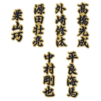漢字選手名ワッペン #5 外崎 修汰: ユニフォームカスタマイズ | 埼玉