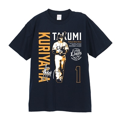 プレイヤーズデザインTシャツ #1 栗山 巧(S): Tシャツ | 埼玉西武