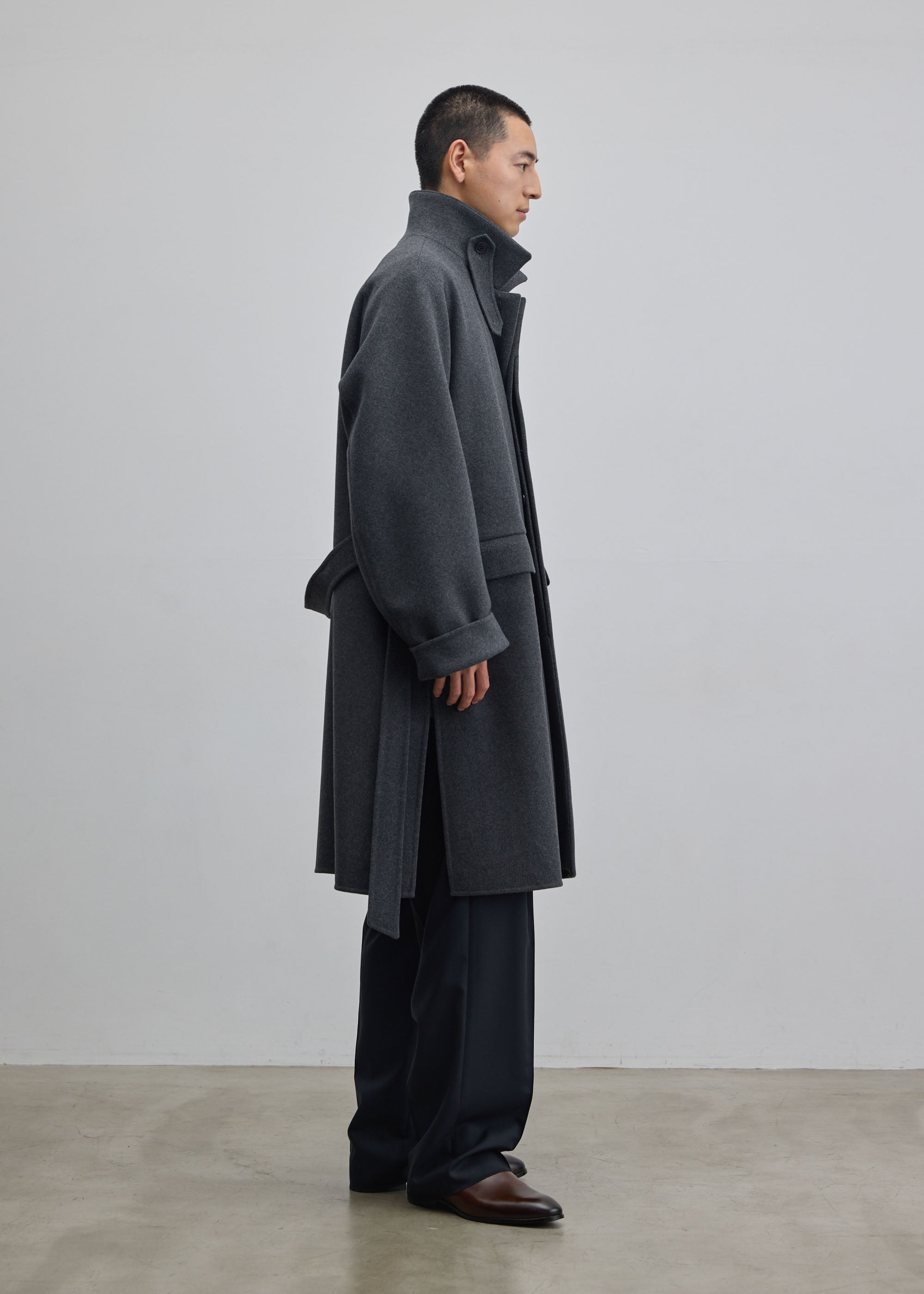 スーパー140メルトンバルマカーンコート｜SOÉJU k - SOÉJU online store