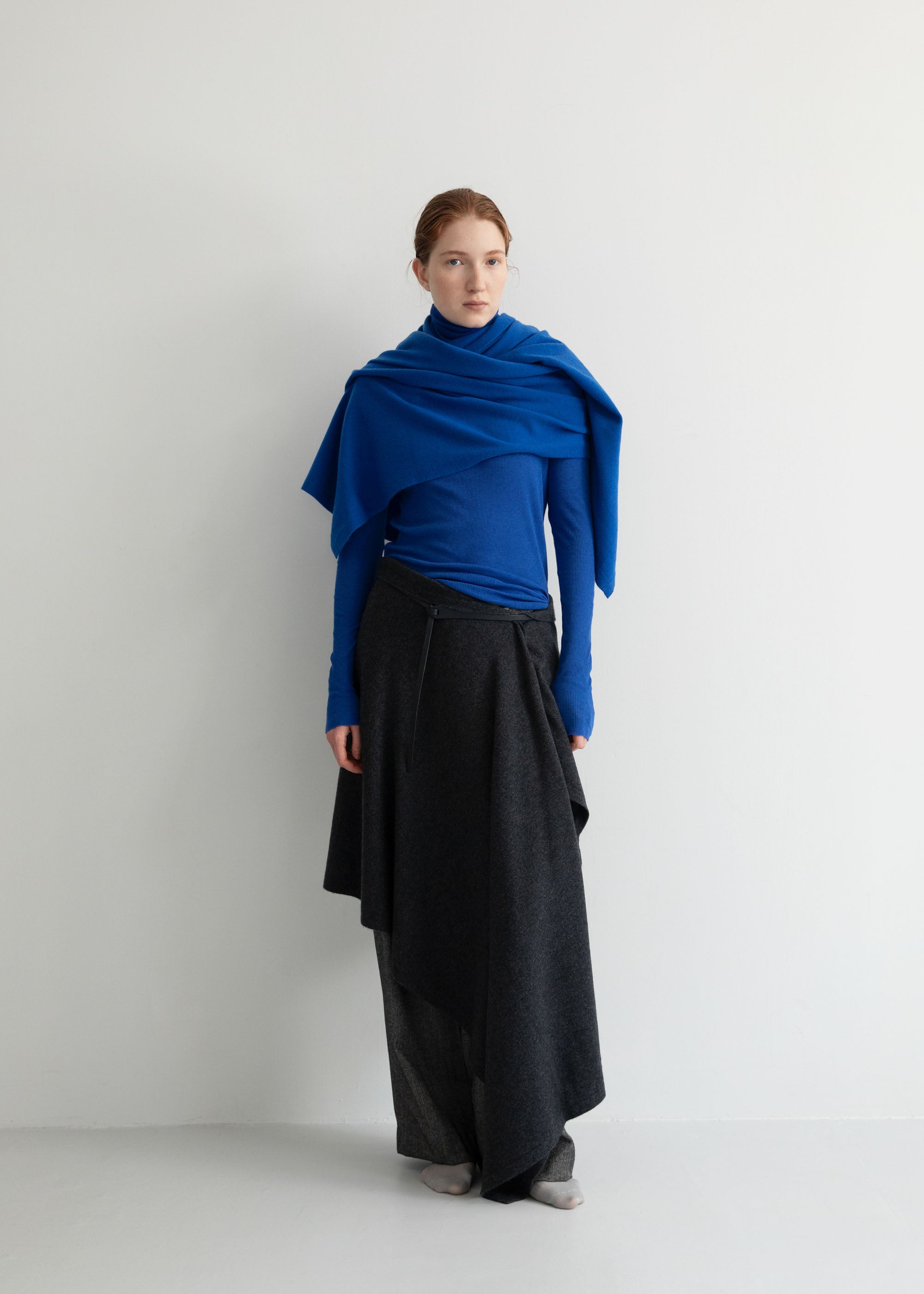 カシミヤ混ニットストール - SOÉJU online store｜上質な大人の女性の