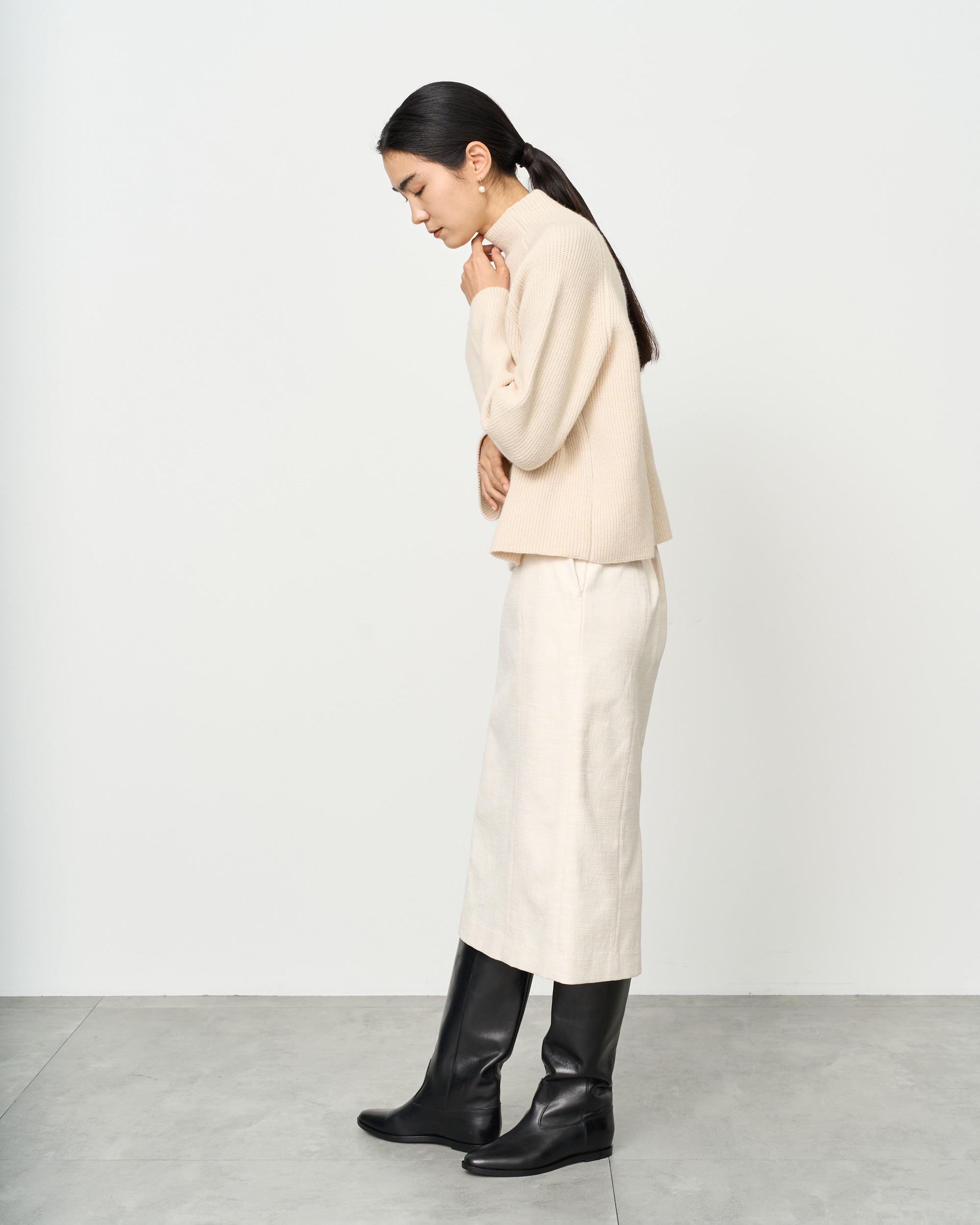 ツィーディージャカードロングタイトスカート - SOÉJU online store