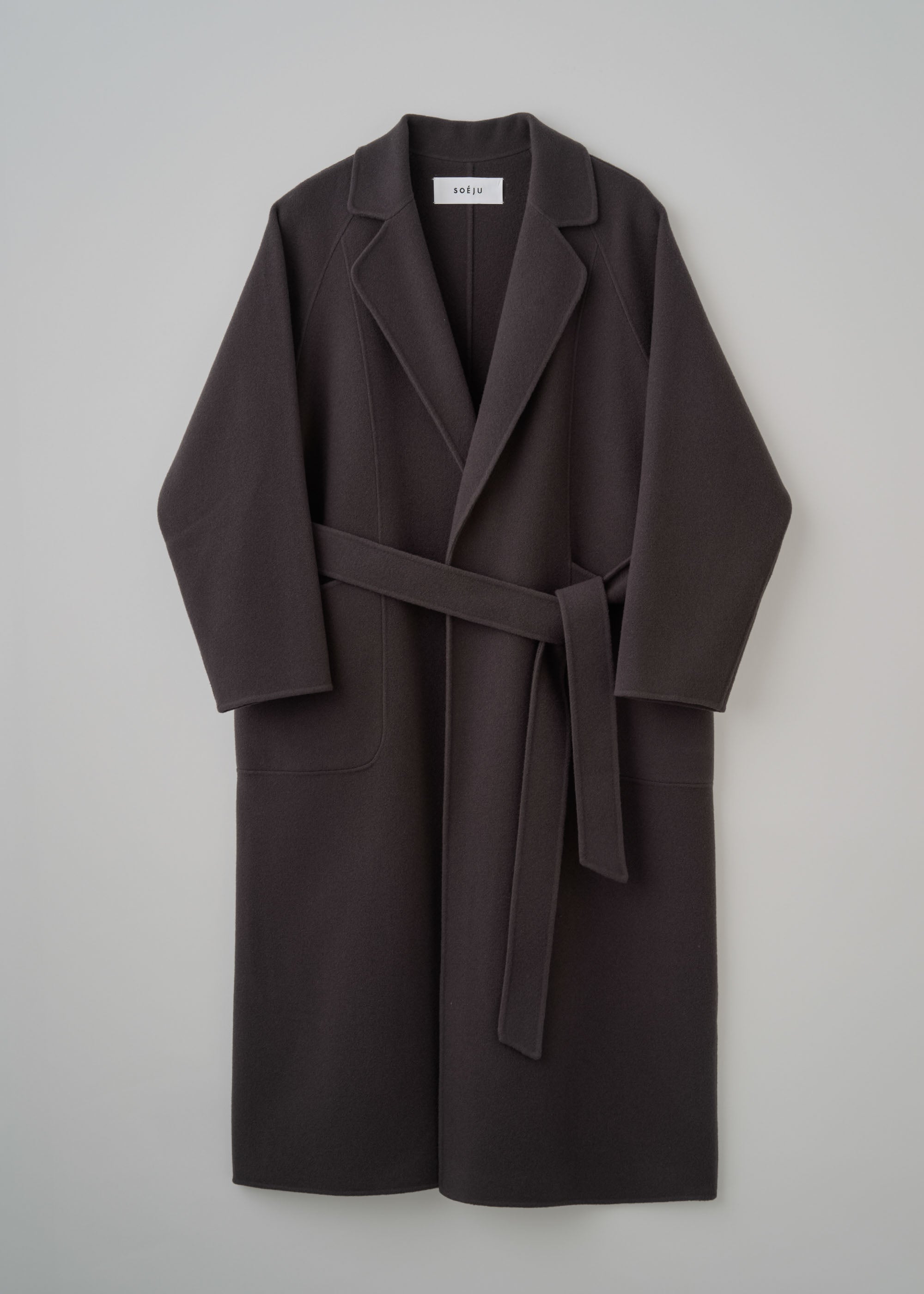 ウールリバーローブコート - SOÉJU online store｜上質な大人の女性の