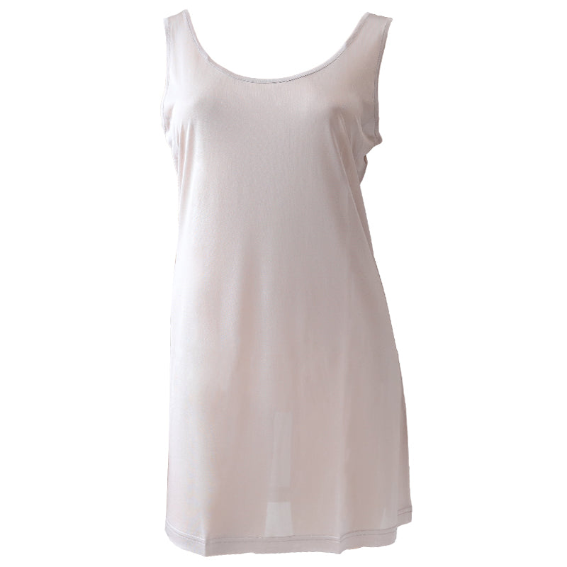 シルク スリップ タンクトップ ショート丈 75cm シルク100% 下着