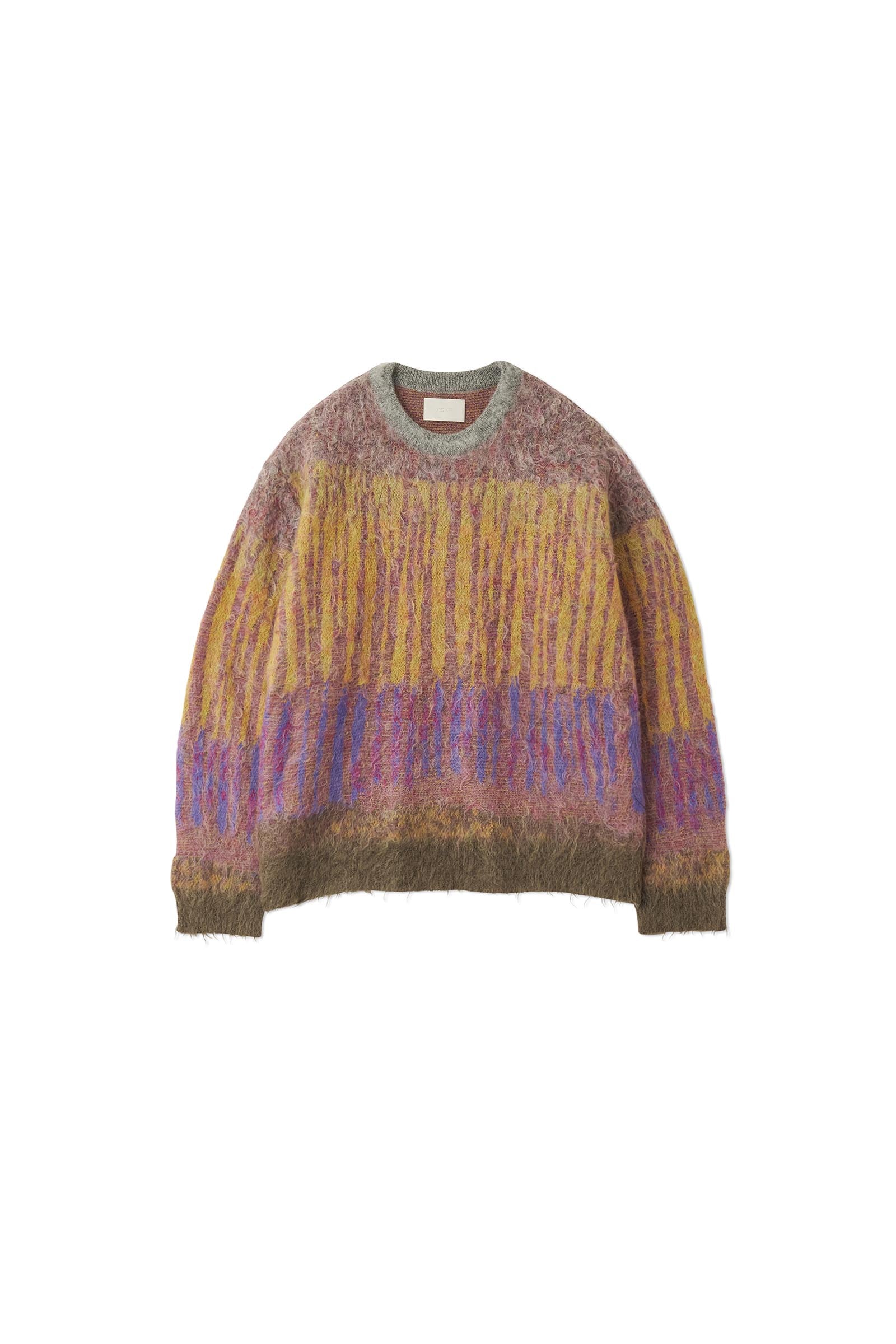 YOKE / TREE JACQARD MOHAIR SWEATER – carol ONLINE STORE