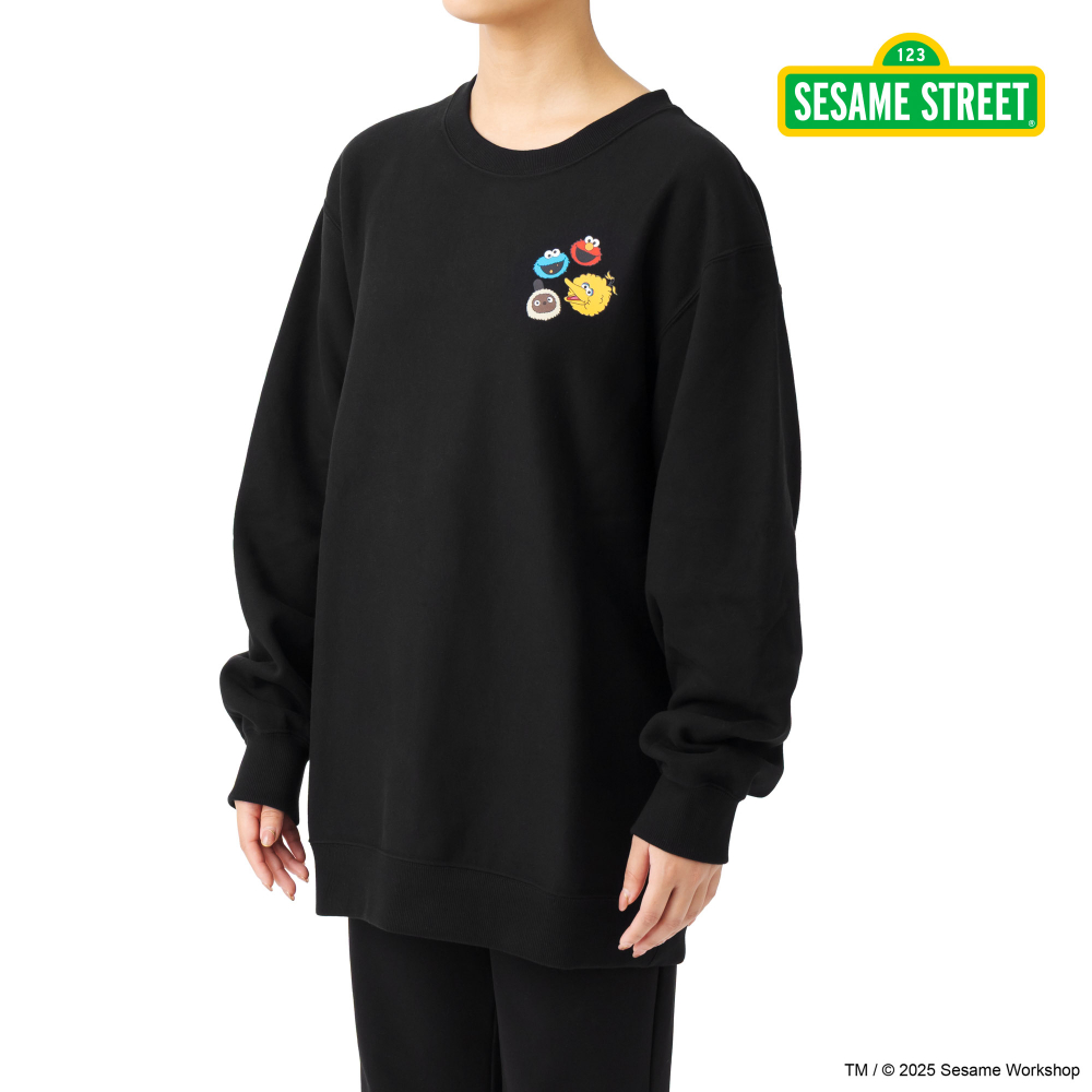 SESAME STREET meets LOVOT スウェットプルオーバー（ブラック