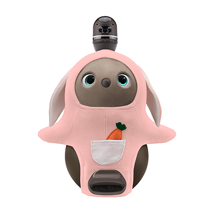 うさぎベロアカットソー(ピンク) | LOVOT ウェブストア