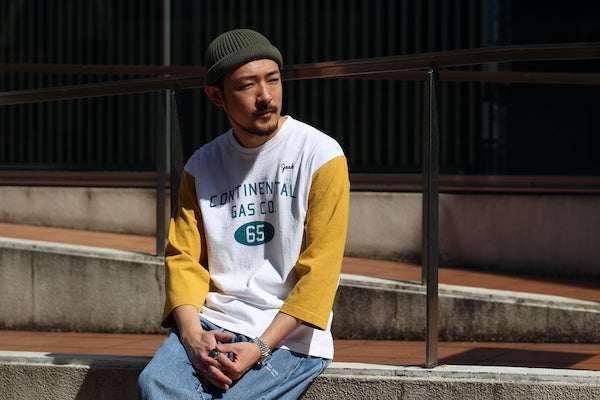 Pherrow's】アメカジライクな7分袖フットボールTee | スマクロ二子