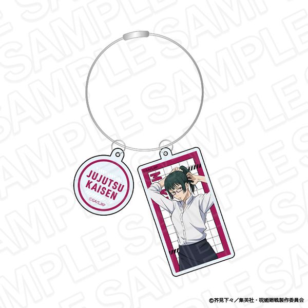 グッズ: 呪術廻戦 ワイヤーキーホルダー 禪院真希 Morning ver