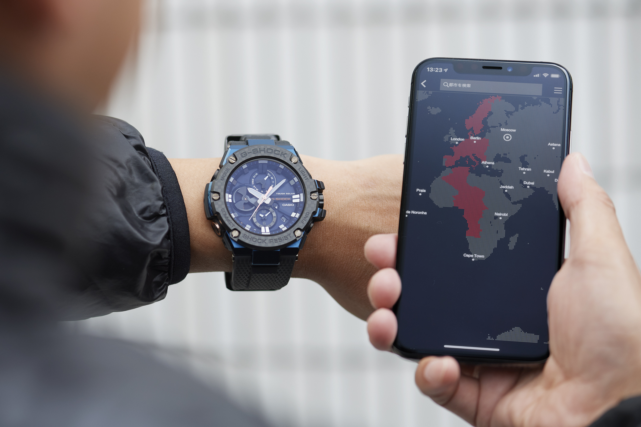 力強く美しい。先進テクノロジーを搭載した「G-STEEL」はアナログ時計