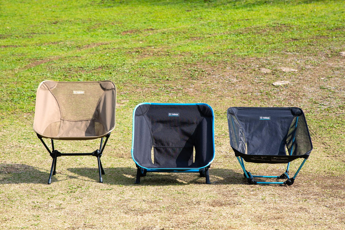 ヘリノックスの新作「フェスティバルチェア」は焚き火も夜空も両対応