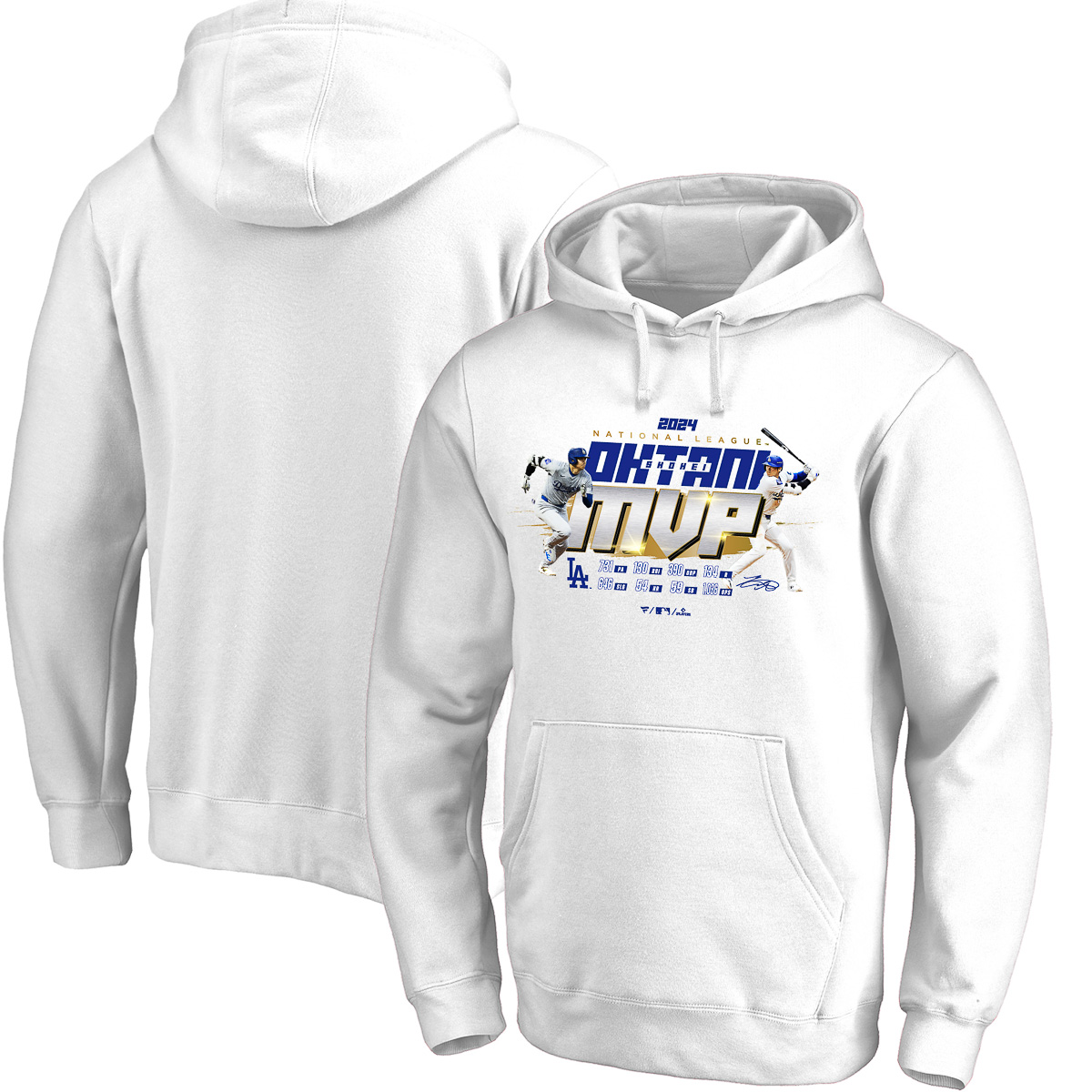 大谷翔平 MVP パーカー XL ホワイト（MLB公式） 祝・大谷翔平ナ