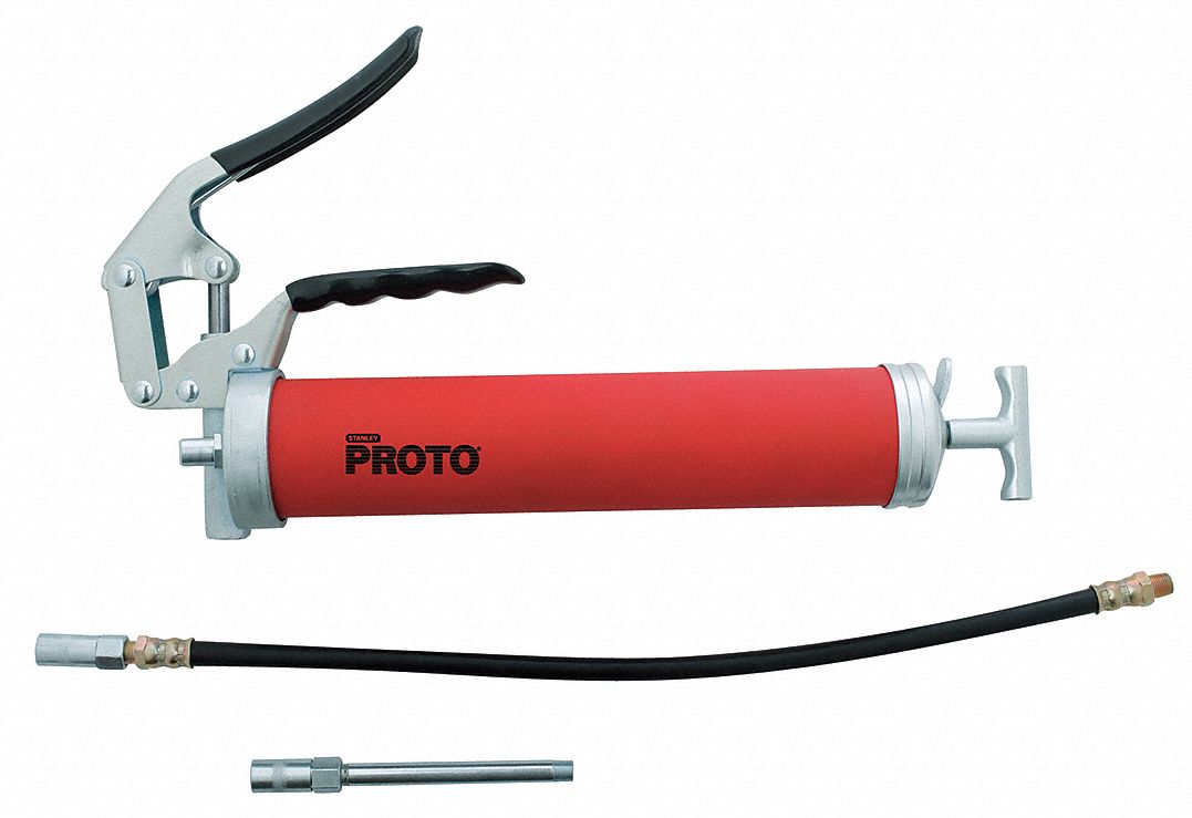 Pistol-Grip Handle, Cartridge/Filler Pump Load, Manual Grease Gun