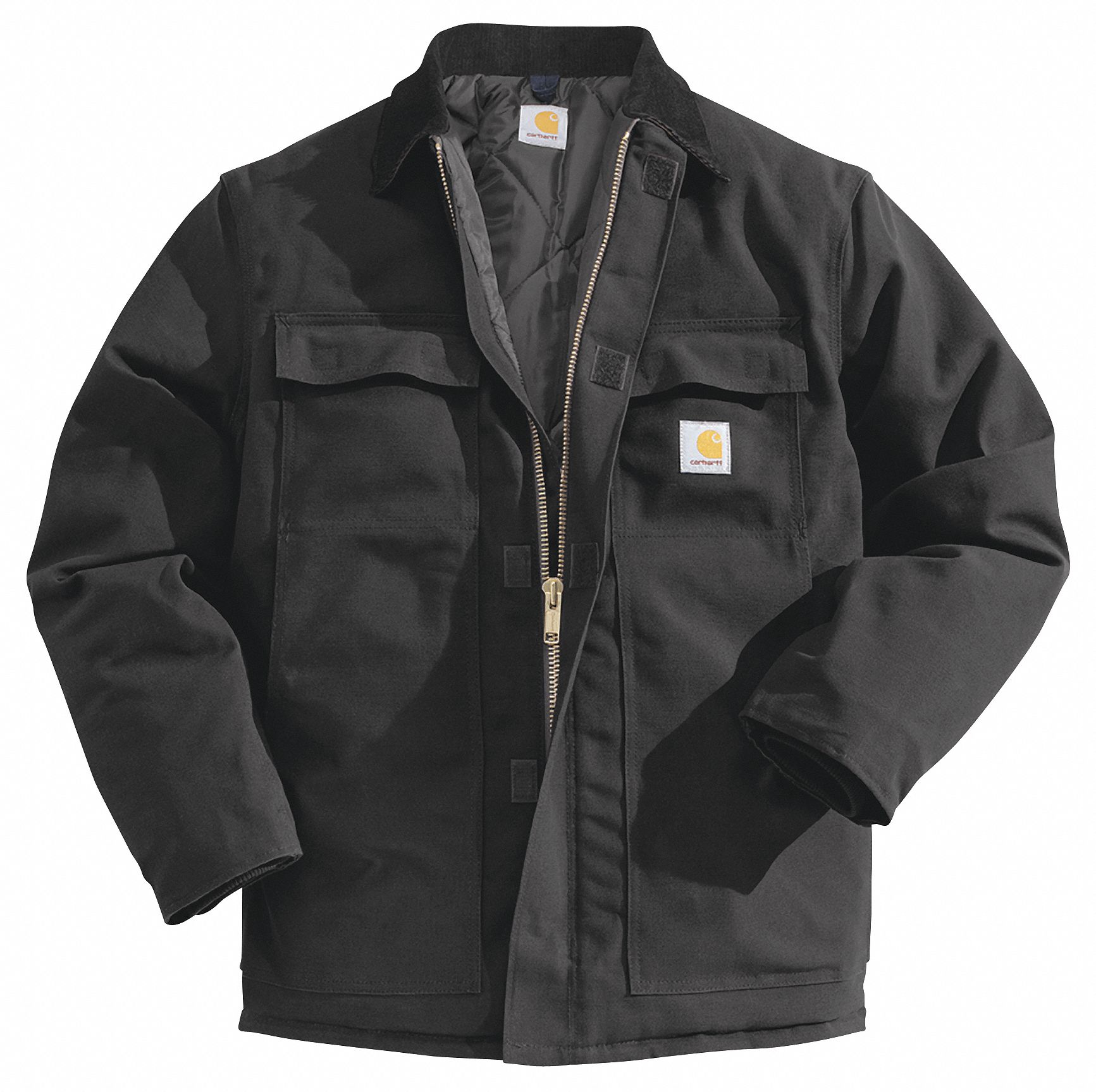 CARHARTT, Jacket, Men's, Coat - 6TGT1|C003-BLK XXL REG - Grainger