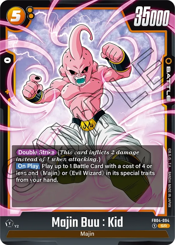 FB04-094 Majin Buu : Kid Dragon Ball Super Card Game Fusion World